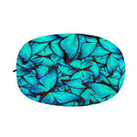 Turquoise Butterfly Pattern Print Car Side Mirror Covers