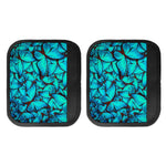 Turquoise Butterfly Pattern Print Handle Covers