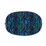 Turquoise Dragon Scales Pattern Print Car Side Mirror Covers