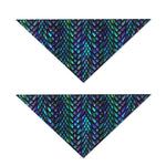 Turquoise Dragon Scales Pattern Print Dog Bandana
