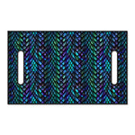 Turquoise Dragon Scales Pattern Print Golf Cart Seat Cover