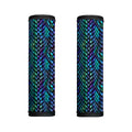 Turquoise Dragon Scales Pattern Print Handle Covers