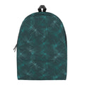 Turquoise Dragonfly Pattern Print School Backpack