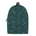 Turquoise Dragonfly Pattern Print Backpack