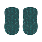 Turquoise Dragonfly Pattern Print Bar Stool Covers
