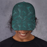 Turquoise Dragonfly Pattern Print Baseball Cap