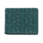 Turquoise Dragonfly Pattern Print Bifold Wallet