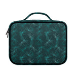Turquoise Dragonfly Pattern Print Briefcase Bible Bag