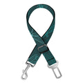 Turquoise Dragonfly Pattern Print Dog Seat Belt