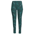 Turquoise Dragonfly Pattern Print High-Waisted Pocket Leggings