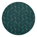Turquoise Dragonfly Pattern Print Round Blanket