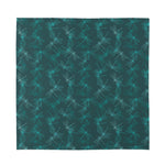 Turquoise Dragonfly Pattern Print Silk Bandana
