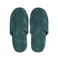Turquoise Dragonfly Pattern Print Slippers