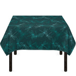 Turquoise Dragonfly Pattern Print Tablecloth