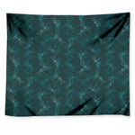 Turquoise Dragonfly Pattern Print Tapestry