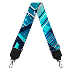 Turquoise Ethnic Aztec Trippy Print Bag Strap