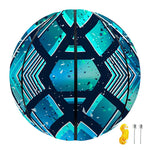 Turquoise Ethnic Aztec Trippy Print Basketball