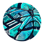 Turquoise Ethnic Aztec Trippy Print Basketball