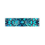 Turquoise Ethnic Aztec Trippy Print Bed Runner