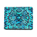Turquoise Ethnic Aztec Trippy Print Bifold Wallet
