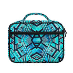 Turquoise Ethnic Aztec Trippy Print Briefcase Bible Bag