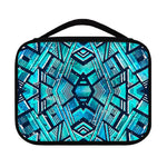 Turquoise Ethnic Aztec Trippy Print Classic Bible Case