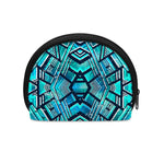 Turquoise Ethnic Aztec Trippy Print Coin Purse