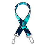 Turquoise Ethnic Aztec Trippy Print Dog Seat Belt