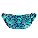 Turquoise Ethnic Aztec Trippy Print Fanny Pack