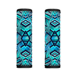 Turquoise Ethnic Aztec Trippy Print Handle Covers