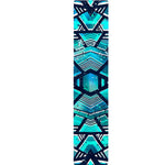 Turquoise Ethnic Aztec Trippy Print Table Runner