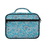 Turquoise Floral Bohemian Pattern Print Briefcase Bible Bag