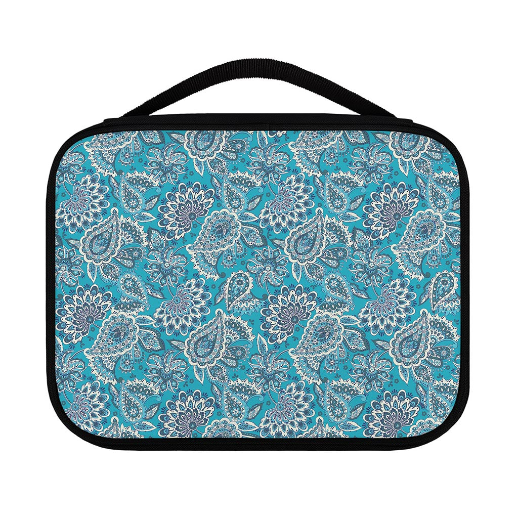 Turquoise Floral Bohemian Pattern Print Classic Bible Case