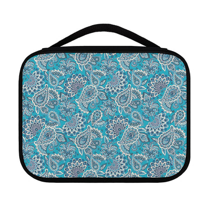 Turquoise Floral Bohemian Pattern Print Classic Bible Case