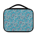 Turquoise Floral Bohemian Pattern Print Classic Bible Case