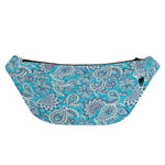 Turquoise Floral Bohemian Pattern Print Fanny Pack