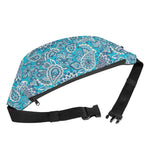 Turquoise Floral Bohemian Pattern Print Fanny Pack