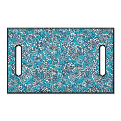 Turquoise Floral Bohemian Pattern Print Golf Cart Seat Cover