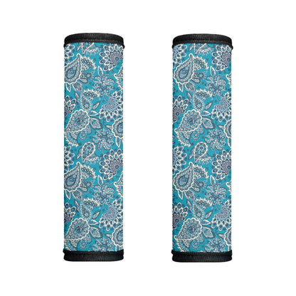 Turquoise Floral Bohemian Pattern Print Handle Covers