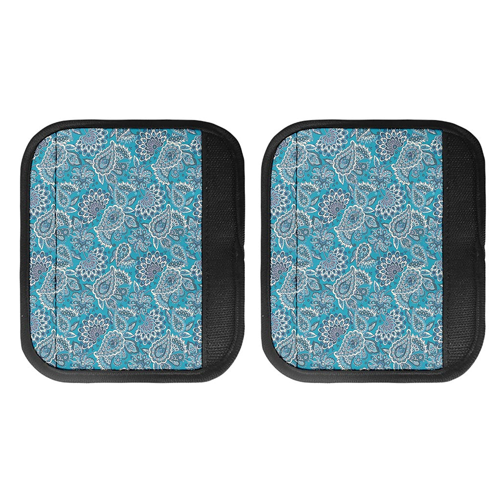 Turquoise Floral Bohemian Pattern Print Handle Covers