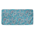 Turquoise Floral Bohemian Pattern Print Towel