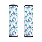 Turquoise Giraffe Pattern Print Handle Covers