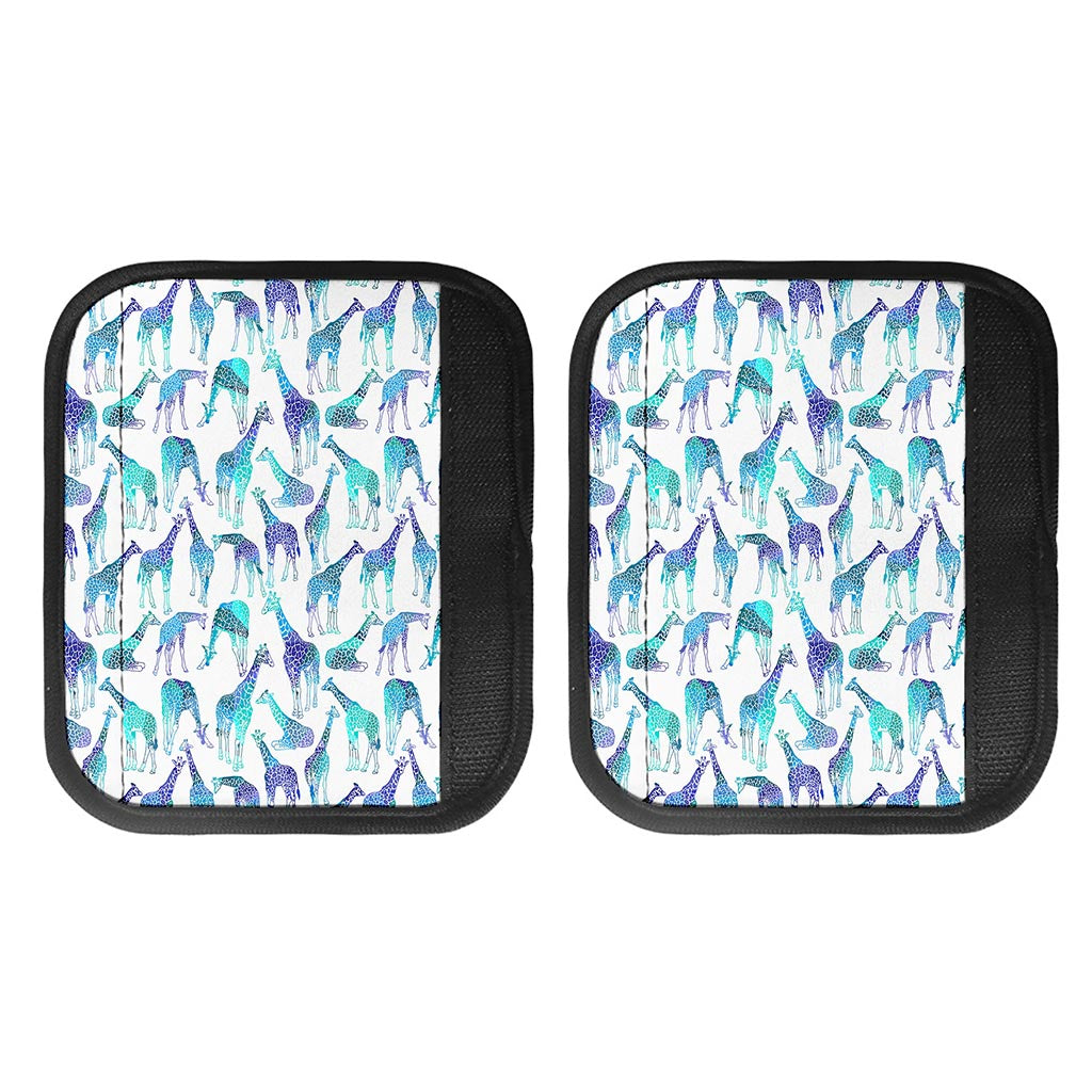 Turquoise Giraffe Pattern Print Handle Covers