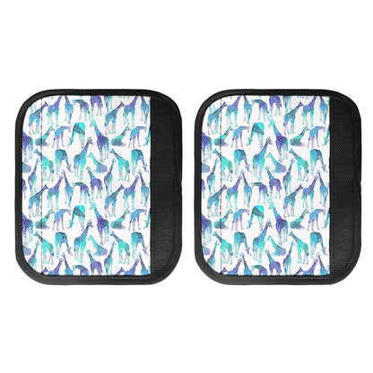 Turquoise Giraffe Pattern Print Handle Covers