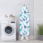 Turquoise Giraffe Pattern Print Ironing Board Cover