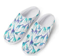 Turquoise Giraffe Pattern Print Mesh Casual Shoes