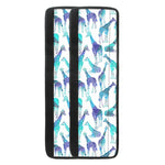 Turquoise Giraffe Pattern Print Refrigerator Handle Covers