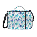 Turquoise Giraffe Pattern Print Shoulder Strap Bible Bag