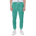 Turquoise (NOT Real) Glitter Print Joggers