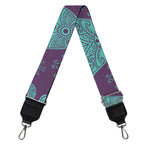 Turquoise Hamsa Pattern Print Bag Strap